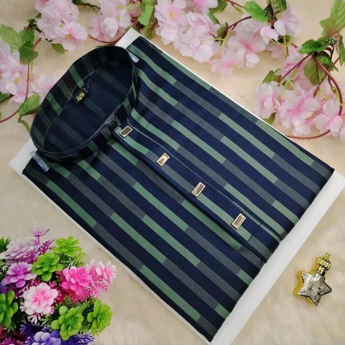 Stripe Cotton Punjabi | SCP1